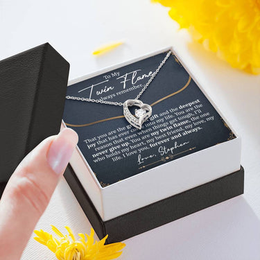 Twin Flame Forever Love Necklace - Love You This Much